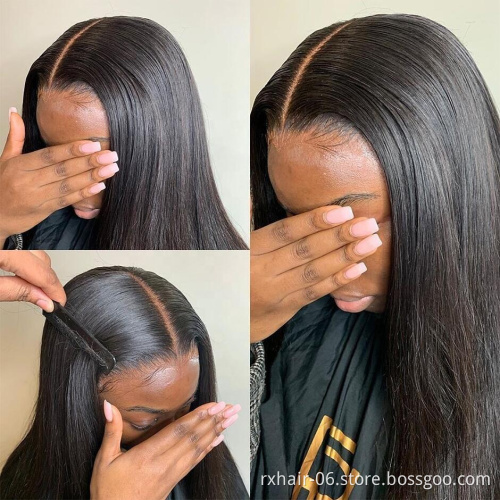 Hot Sale Pre Plucked Swiss Hd Lace Frontal Closure,Cuticle Aligned Thin Transparent Ear To Ear 13X4/13x6 Lace Wig